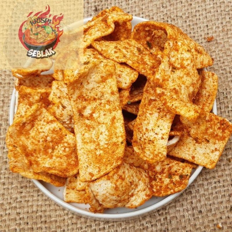 

Seblak krispi kerupuk slondok pedas daun jeruk 100 grm