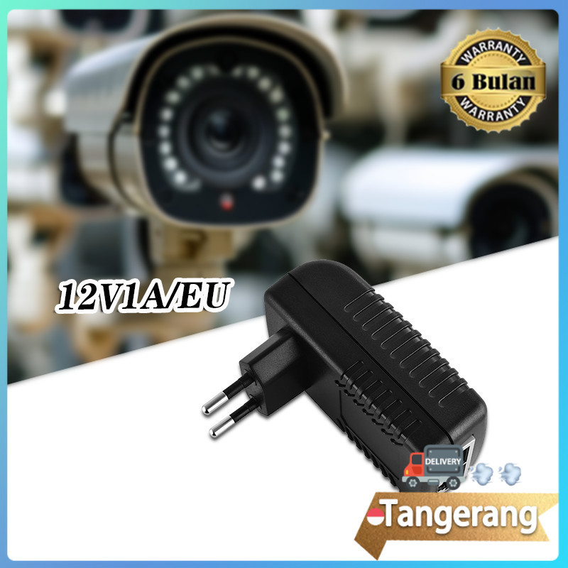 Adaptor POE LAN Injector DC 12V 1A 2A EU Plug Untuk Htb Netlink Totolink Tplink Media Converter Cctv