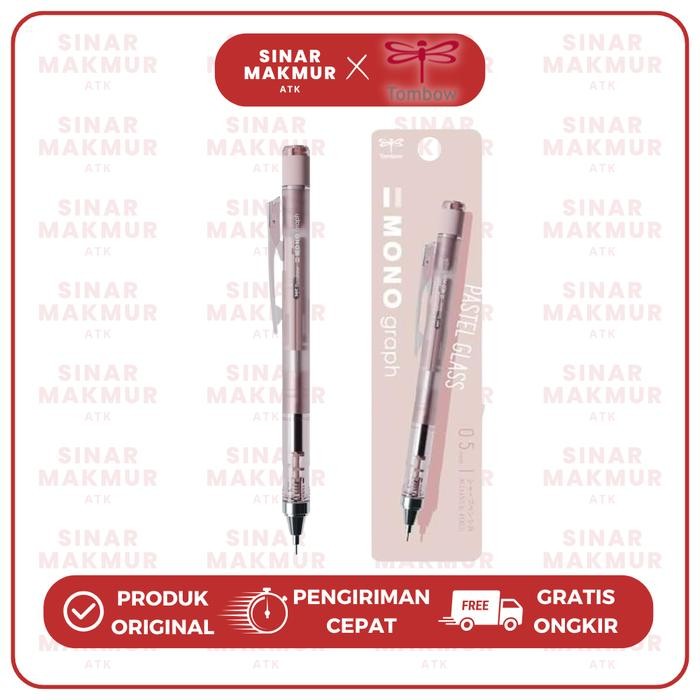 

Pensil Mekanik/Mechanical Pencil/Shaker Pencil Mono Graph Pastel Glass 0.5mm DPA-149 Mono Tombow Pcs - 149A Blue