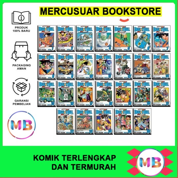 Komik Dragon ball Z (English) - MercusuarBookstore