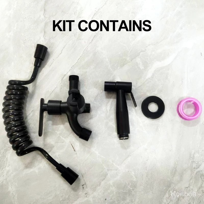 Konooa  SUS304 1 Set Jet Shower Kloset -Kran Cabang Shower Stainless -Jet Washer Toilet -K