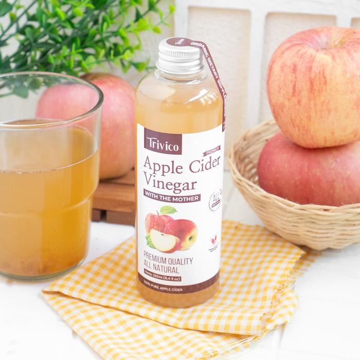 

Terjangkau -[NEW] TRIVICO Premium Cuka Apel Apple Cider Vinegar With The Mother Organik - 250ml