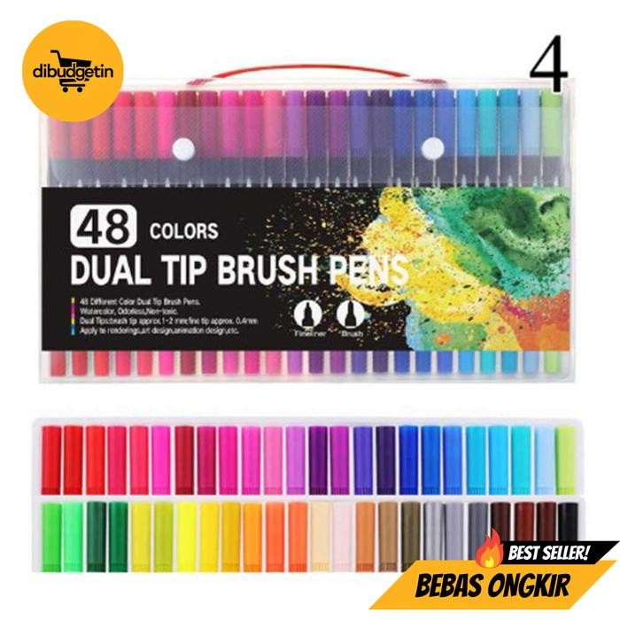

Spidol Double Head Drawing Pen Fine Art Watercolor Set - Kolorowy MKB