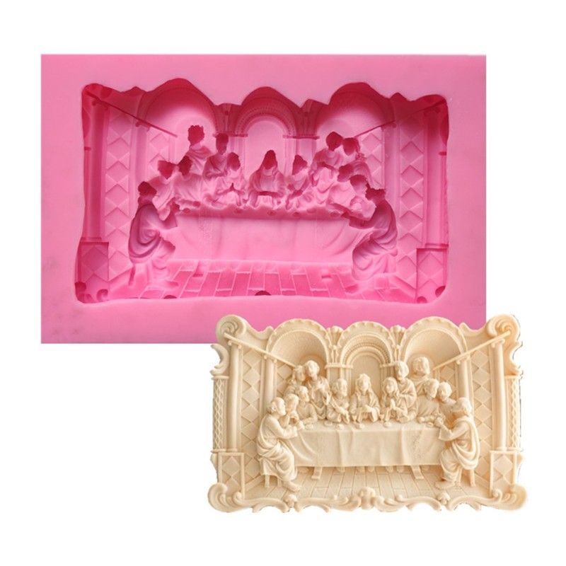 

Crystal Epoxy The Last Supper Photo Frame Listing Mold Silicone Mold Resin Creative Decorative Ornaments