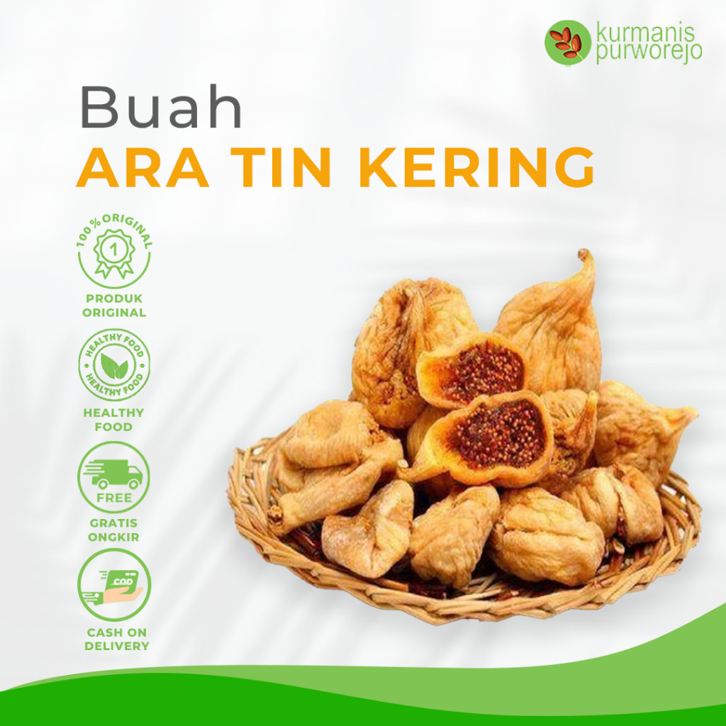 

Buah Ara Tin Kering Dried Figs Premium Berkualitas Grade A