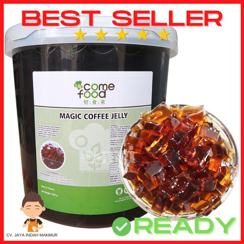 

DDI Magic Coffee Jelly | Jeli Kopi | Coffe Jeli Topping Taiwan 3,3kg