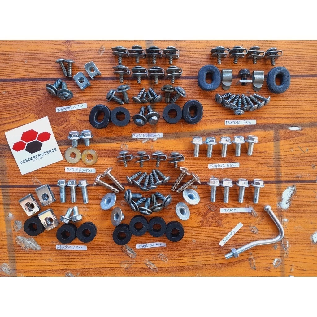 Baut Jupiter Z Burhan / Baut Yamaha Jupiter Z  Full Set