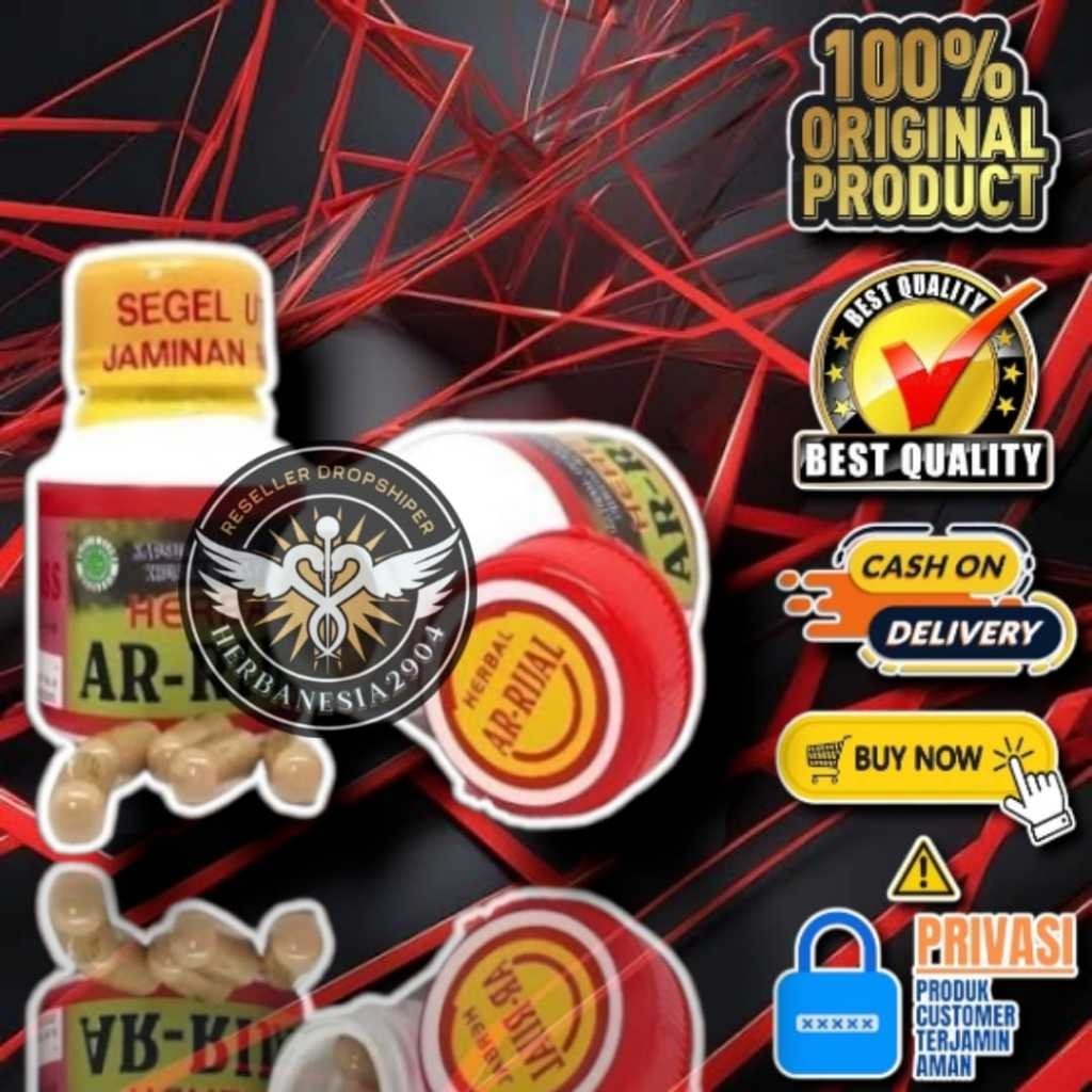 rizkygalang08 - Kapsul Herbal Ar-Rijal 100% Original Obat Kuat Dan Tahan Lama Isi 10 Kapsul / Herbal
