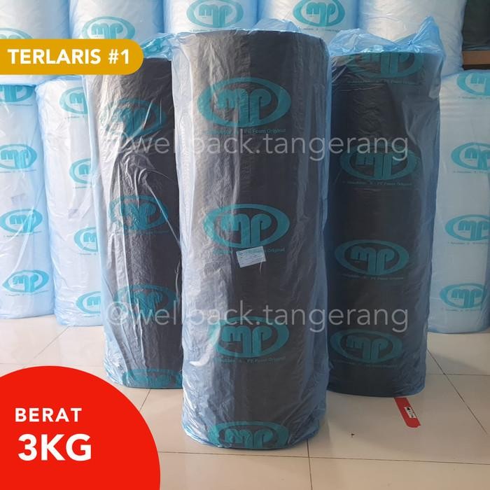 

Bubble Wrap Roll MULIA PACK MP Hitam & Bening 125cm x 50m 3.3KG - Hitam