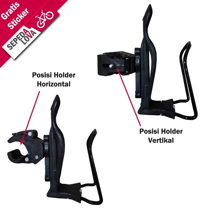 Holder Bracket Tempat Botol Minum Stang dan Seatpost Sepeda SL Sport