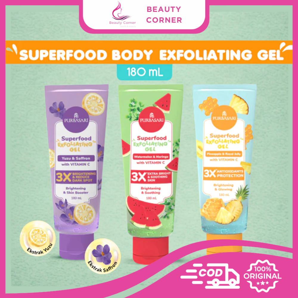 Purbasari Superfood Exfoliating Gel - 180ml