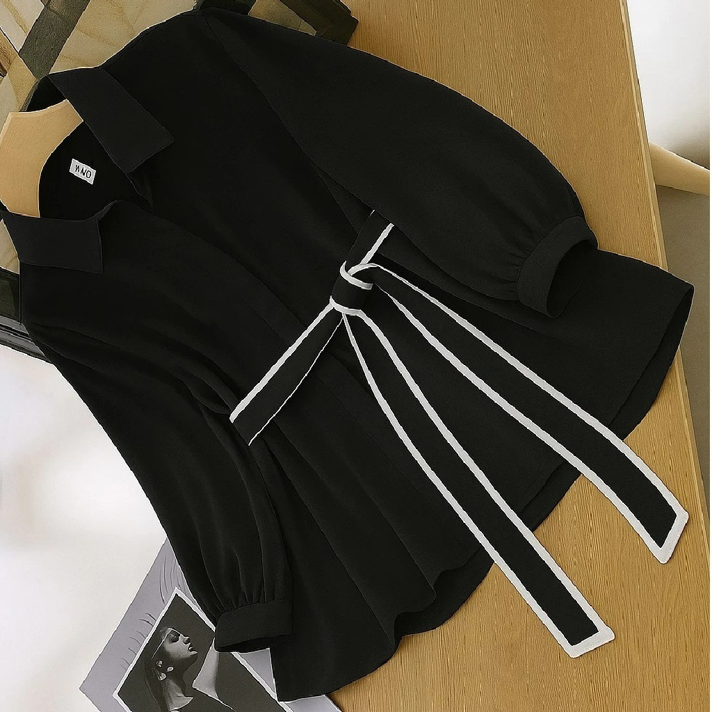 Zeivor > ZVER15 Joca Blouse Fit To XL  / Mutia Blouse Shirt Kemeja Wanita / ATASAN WAANITA KEKINIAN