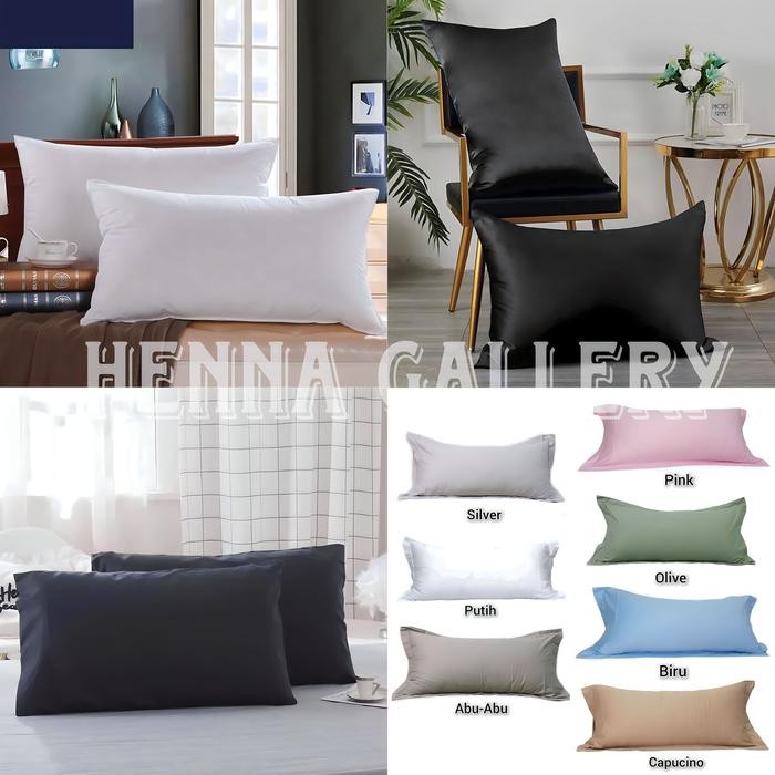 sarung bantal 60x90 katun jepang 2 pcs - 2 bntl 60x90 KJ