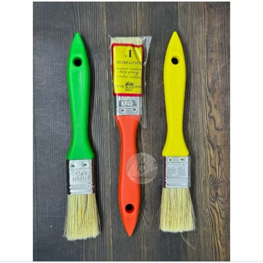 

Kuas Cat WARNA WARNI 899 ECER 1" - 2" / Kuas Cat 899 1" - 2" ECER / Kuas Cat Warna Warni 899