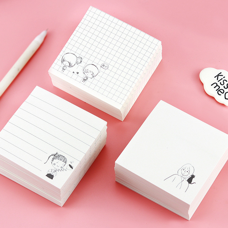 

Simple Style Memo Notes Fantasy Girl Black and White Memo Pad Notes Office Study Memos N Times Wholesale Sticky Notes