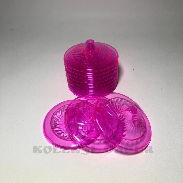 Tutup Gelas Plastik / Tutup Cangkir Bening ( 1 Lusin ) Tutup Gelas Ukuran (8,2cm),Tutup cangkir Hija