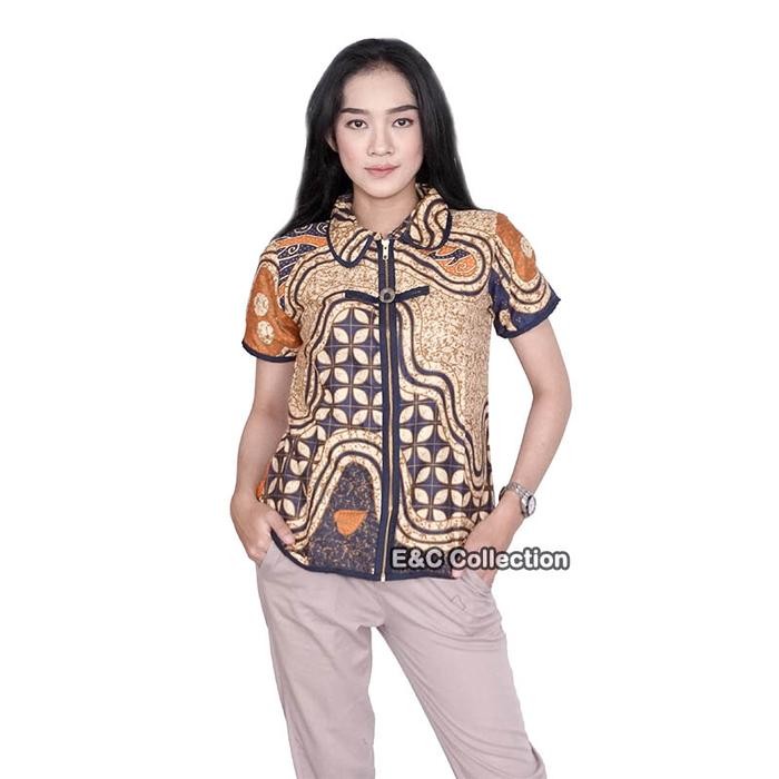 [New Arrival] Blouse Batik Larissa - Atasan Batik Wanita – Blouse/Hem Batik - Batik Modern/Kekinian 