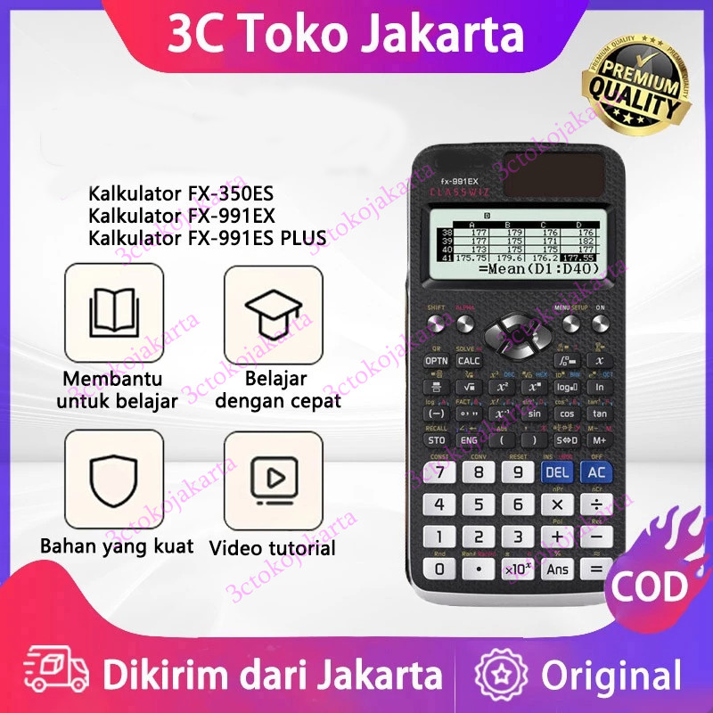 

Kalkulator Scientific Csaoi ilmiah FX-991EX/991ES-Plus Kalkulator Csaoi Scientific Calculator Scientific