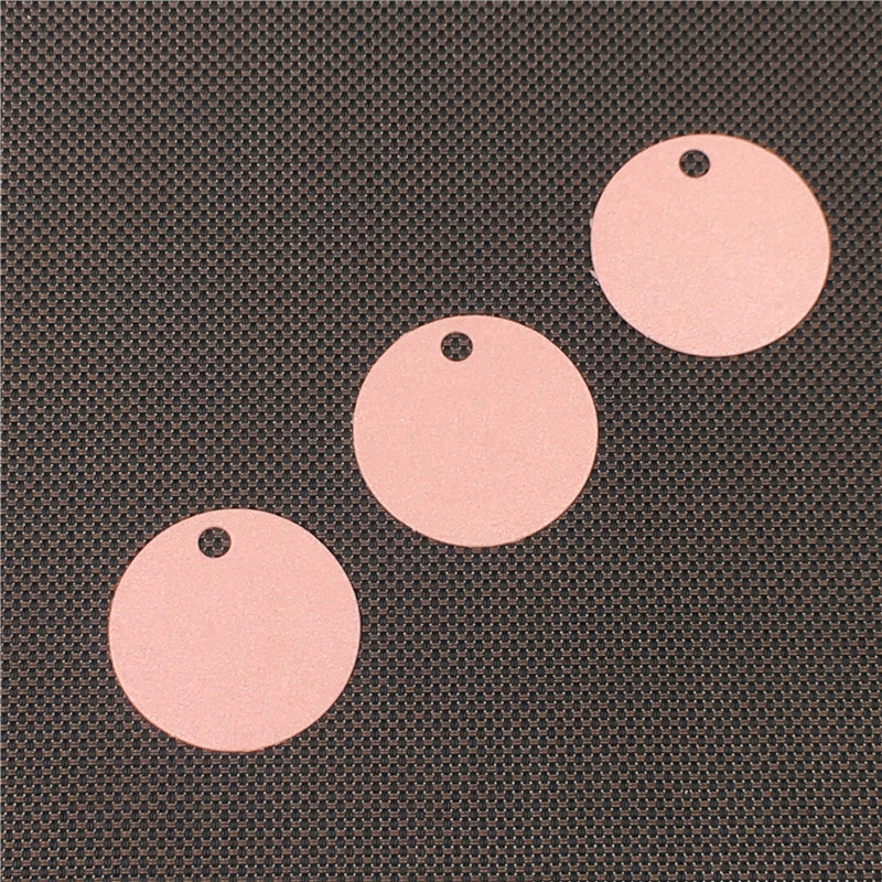 

Pink Round Paper Tags Kraft Paper Labels Price Tags Wedding Etiquette Handmade Gift Tags Labels Mark DIY Paper Tags 50Pcs/Lot