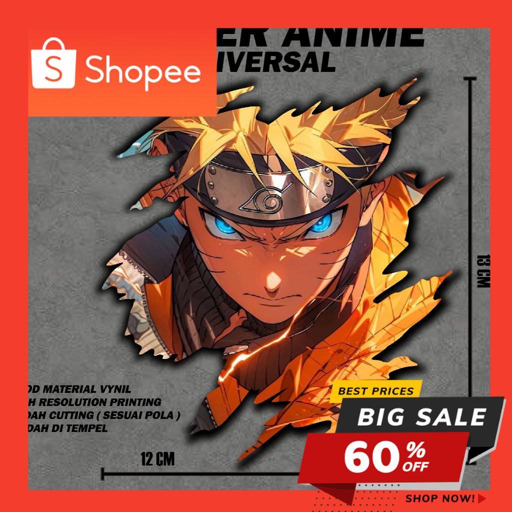 

Sticker Vynil Anime Naruto Stiker Sudah Printcut Siap Tempel Code Geass SV