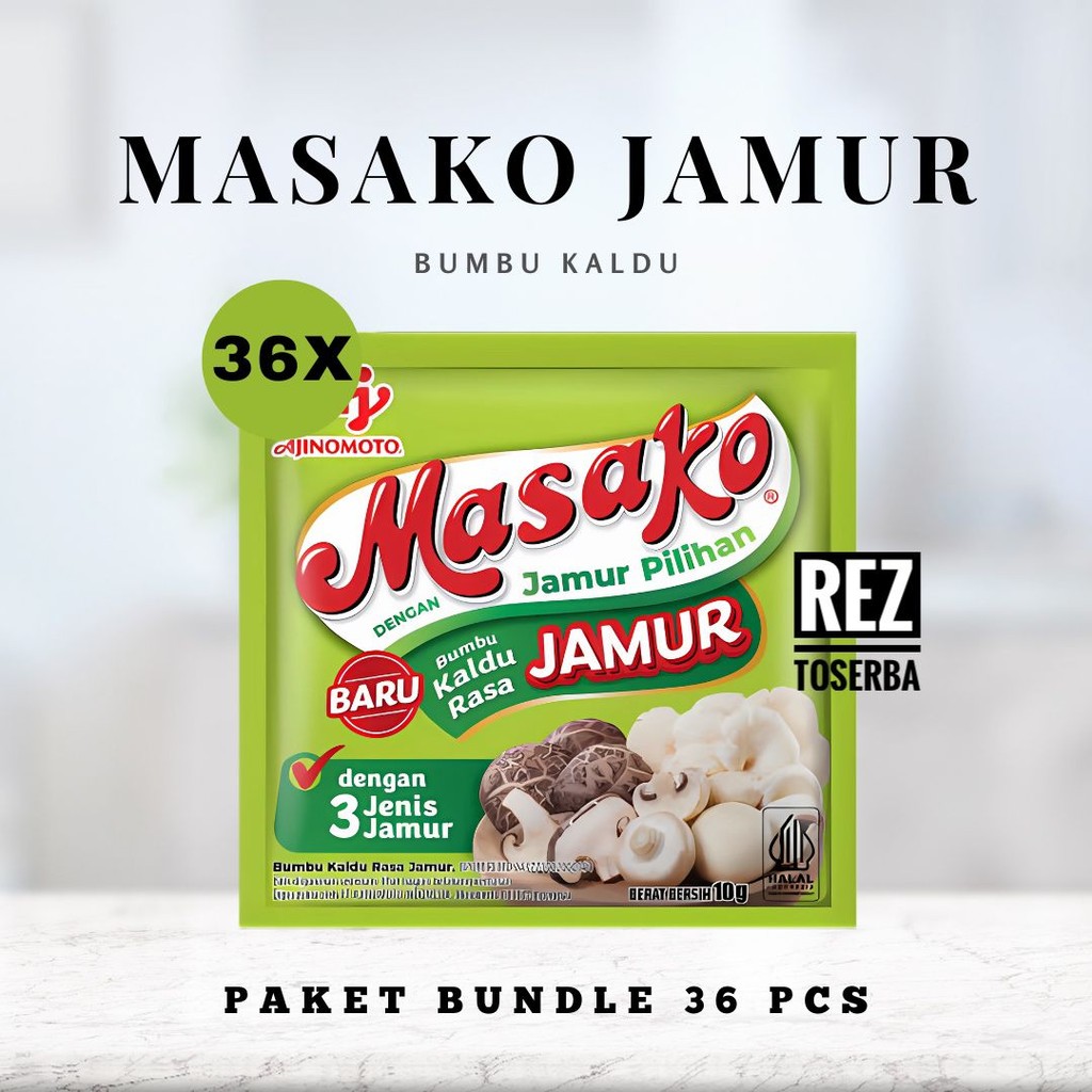 

Masako Kaldu Rasa Jamur 10gr isi 36 PCS