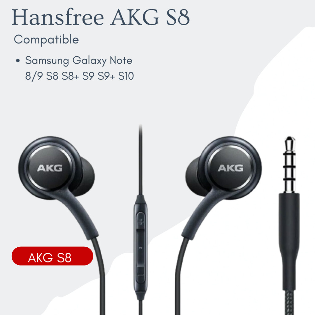 Terbaru Handsfree Samsung S8 Headset Akg Samsung Handsfree Samsung GALAXY S8 S9 I9082C3303, S5300, S