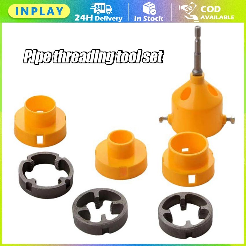 8 Buah Alat Pembuat Senai Ulir Pipa Set / Mata Snai / Alat Senai Pipa PVC / Alat Pembuat Senai Cetak