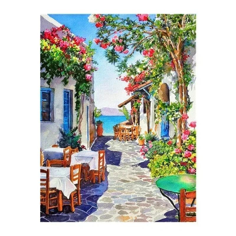 

Tulip DIY Digital Acrylic Flower Painting, Hand-Filled Landscape Painting, Explosion,25055