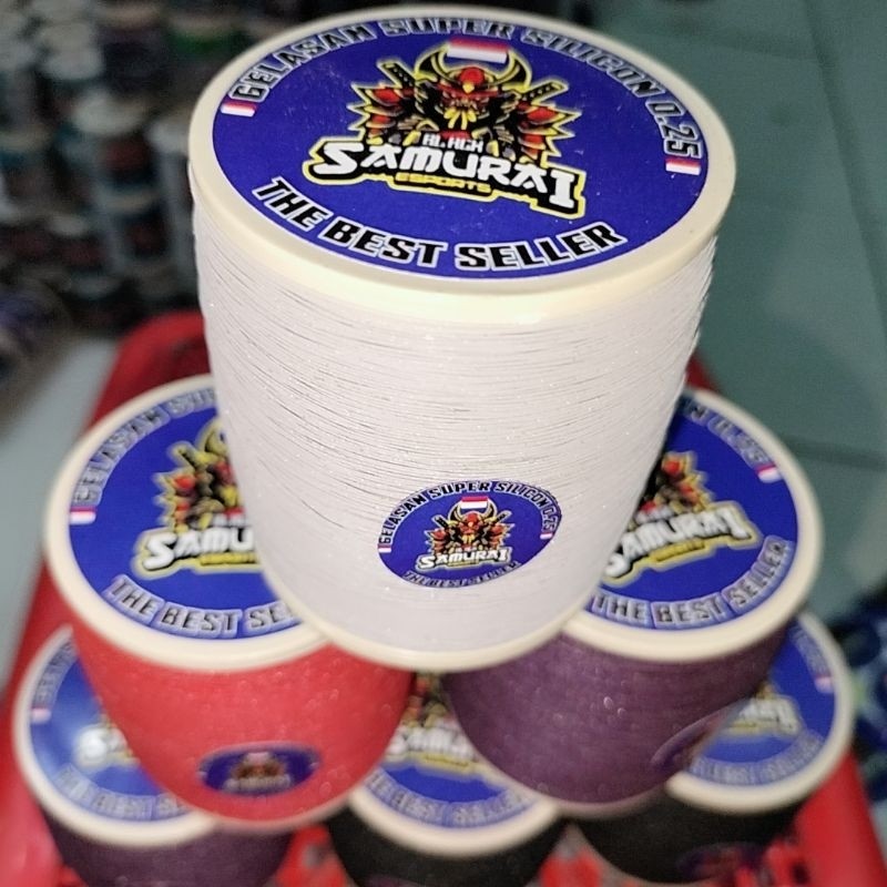 Gelasan samurai biru 2000 yard Layang Layang