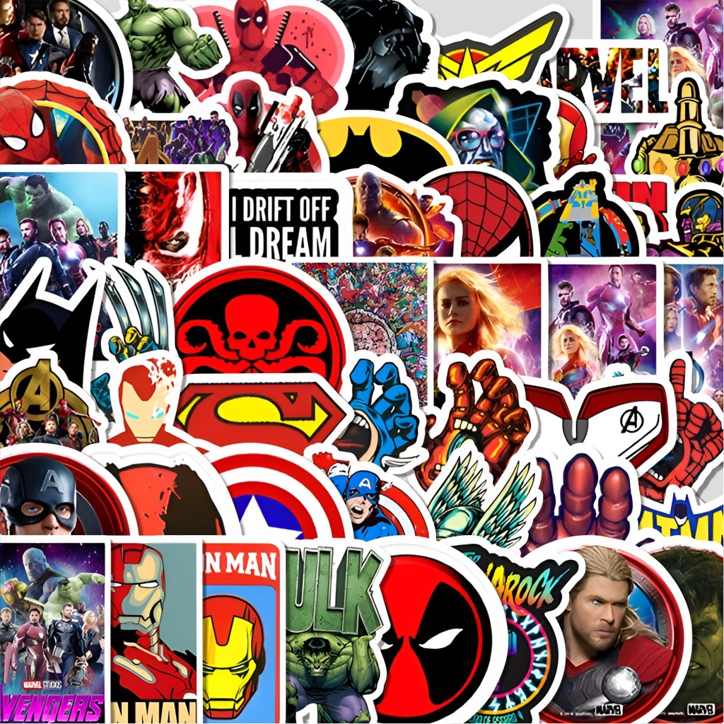 

Stiker Cutting Pack Stiker Marvel V3 Isi 100Pcs Series Aesthetic Lucu Keren Untuk Koper Bahan Vynil