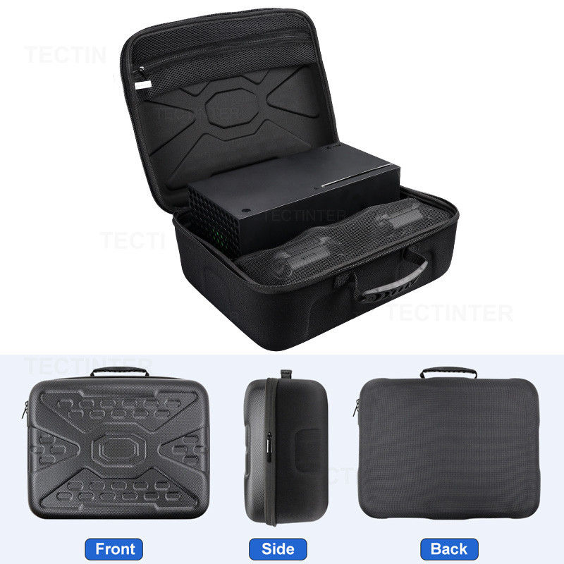Portable Hard Carrying Storage Bag Compatible with Xbox Series X Console Controller Accessories Trav