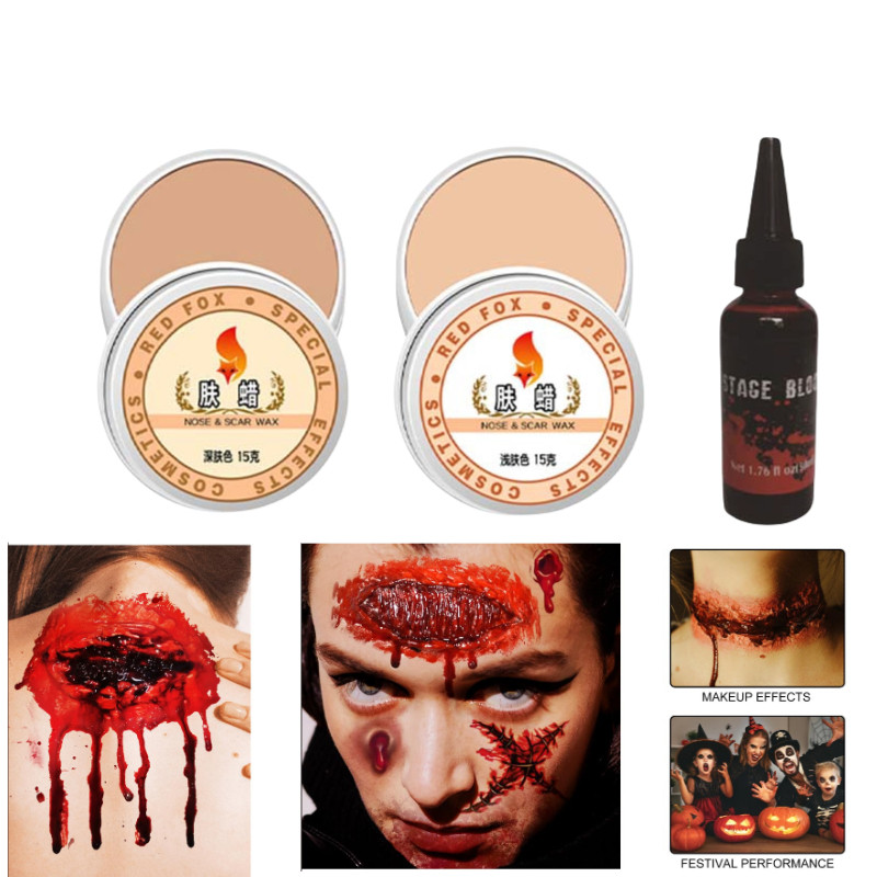 Skin Wax Makeup Halloween Makeup / Fake Blood Halloween Darah Palsu Professional
