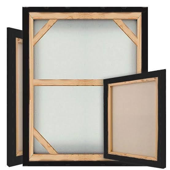 

kanvas lukis hitam 60x80 cm gesso