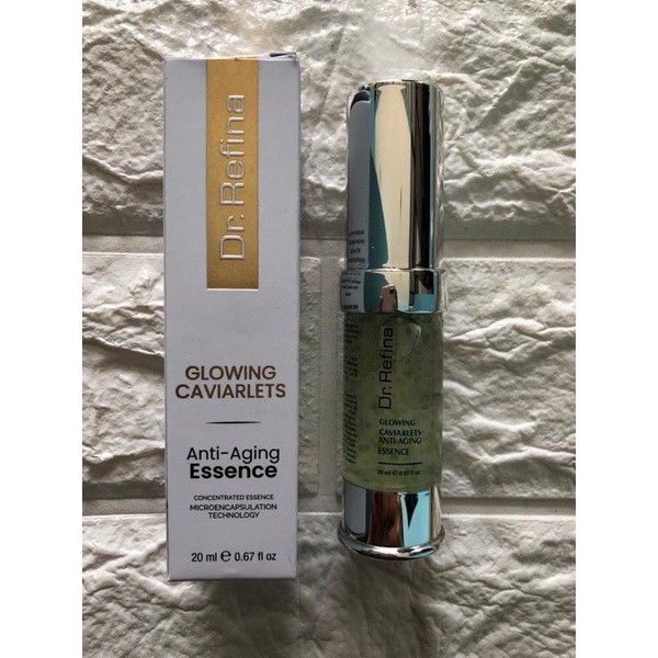 ORI DR.REFINA GLOWING CAVIARLETS ANTI-AGING ESSENCE-NEW PRODUK SERUM 20ML