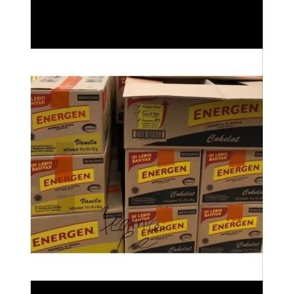 

Energen 1Karton isi 16Renceng