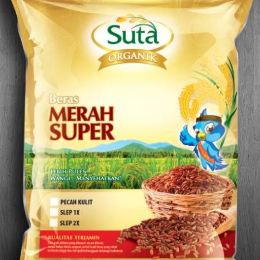

BERAS MERAH ORGANIC SUTA PK 2KG
