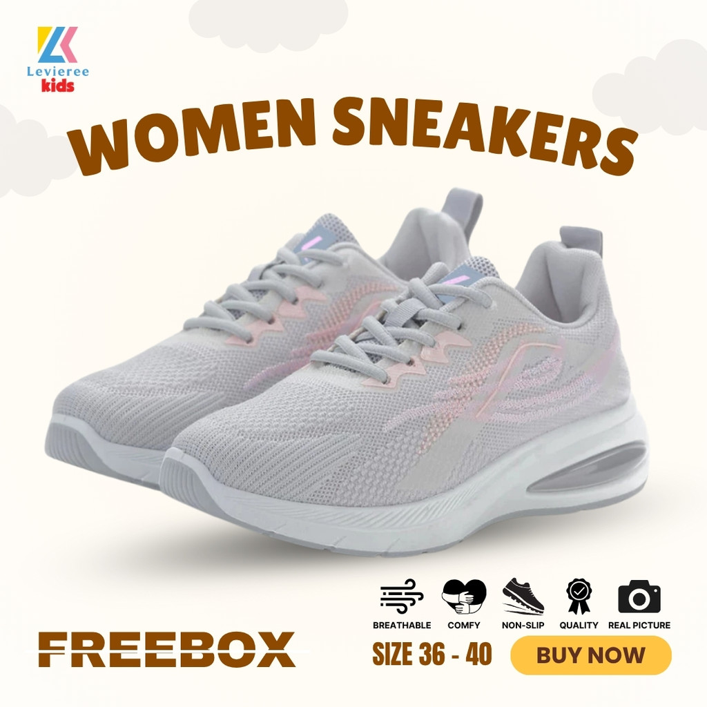 LVRkids Dasom FREE BOX Sepatu Sneakers Wanita Sport Shoes Trendy Premium Original LV0677