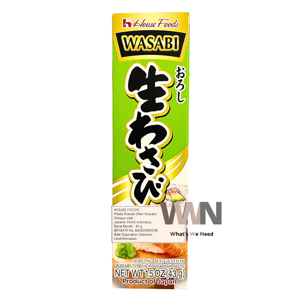 

Wasabi House Foods / Neri Wasabi / Pasta Wasabi / Wasabi Paste Sushi Sashimi Japan 43gr