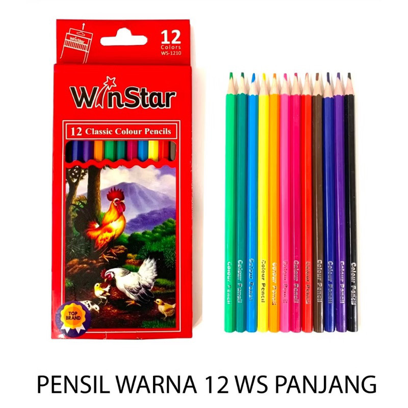 

Pensil Warna 12 warna ukuran panjang davis