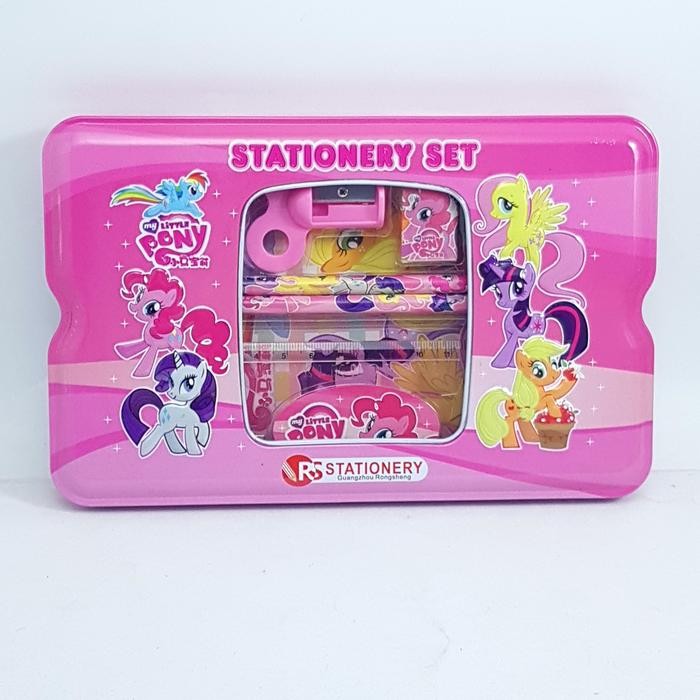 

Tempat Pensil Kaleng Isi Kotak Besar Little Pony GZ-RS-369 - Pink