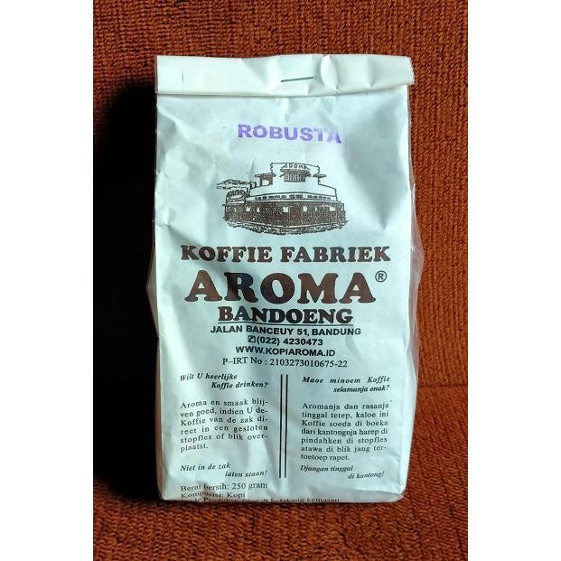 

KOPI AROMA BANDUNG - ARABIKA / ROBUSTA FRESH ASLI - Bubuk / Biji 250gr - Robusta, Giling Halus