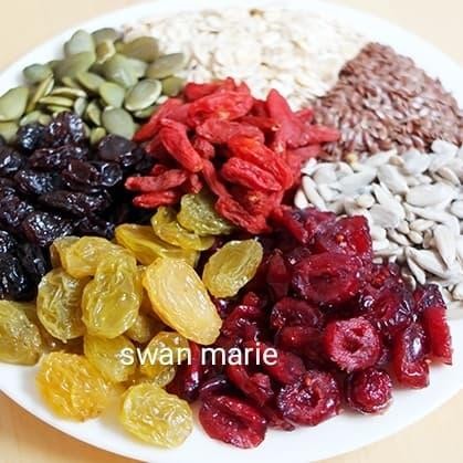 

Healthy Granola COMBI A-500gr(OAT, RAISIN, CRNBERRY, SUNFLOWR,GJIBERY)