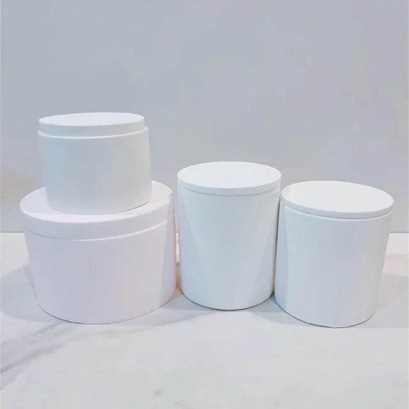 

Round Storage Box Clay Silicone Molds Concrete Cement Candle Jewelry Jar Resin Gypsum Plaster Mold Organizer Making Tools