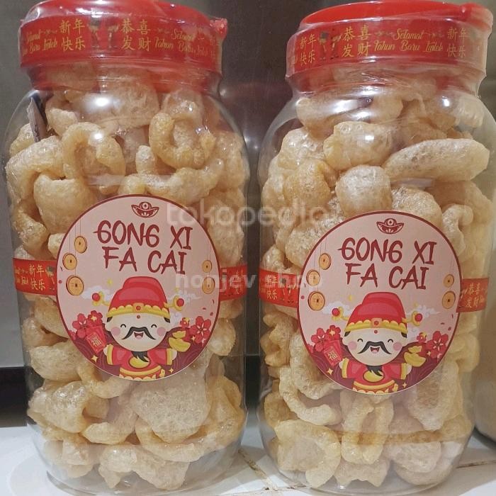 

krupuk kulit babi kualitas premium - 2L versi natal