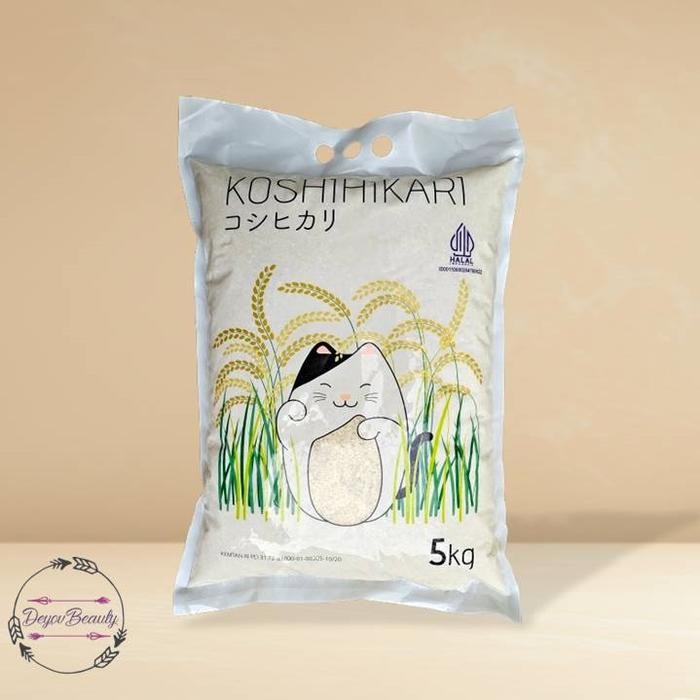 

Beras Jepang - Koshihikari 5 kg Kualitas Premium Pulen Wangi Putih Bersih Cocok untuk Sushi Onigiri & MPASI Bayi Beras Organik Beras Khusus
