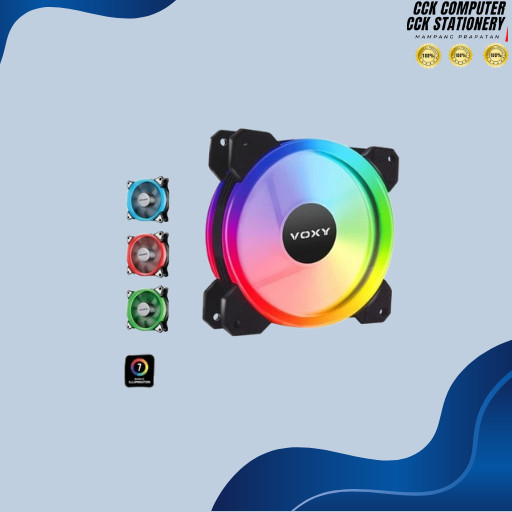 Fan Casing Gaming Voxy G122 / Fan Gaming CPU - Biru