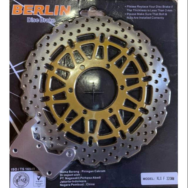 Disc Brake - Piringan Cakram Depan KLX 150 - Dtracker Berlin 320MM