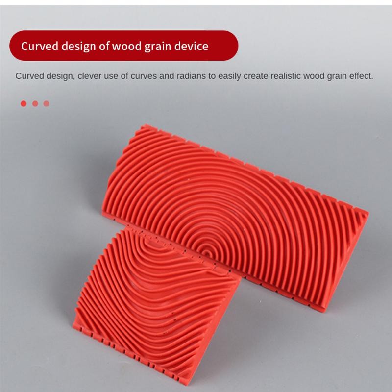 

Rubber Roller Brush Imitation Wood Graining Wall Painting Home Decoration Embossing DIY Graining Brushing Wall Painting Tool