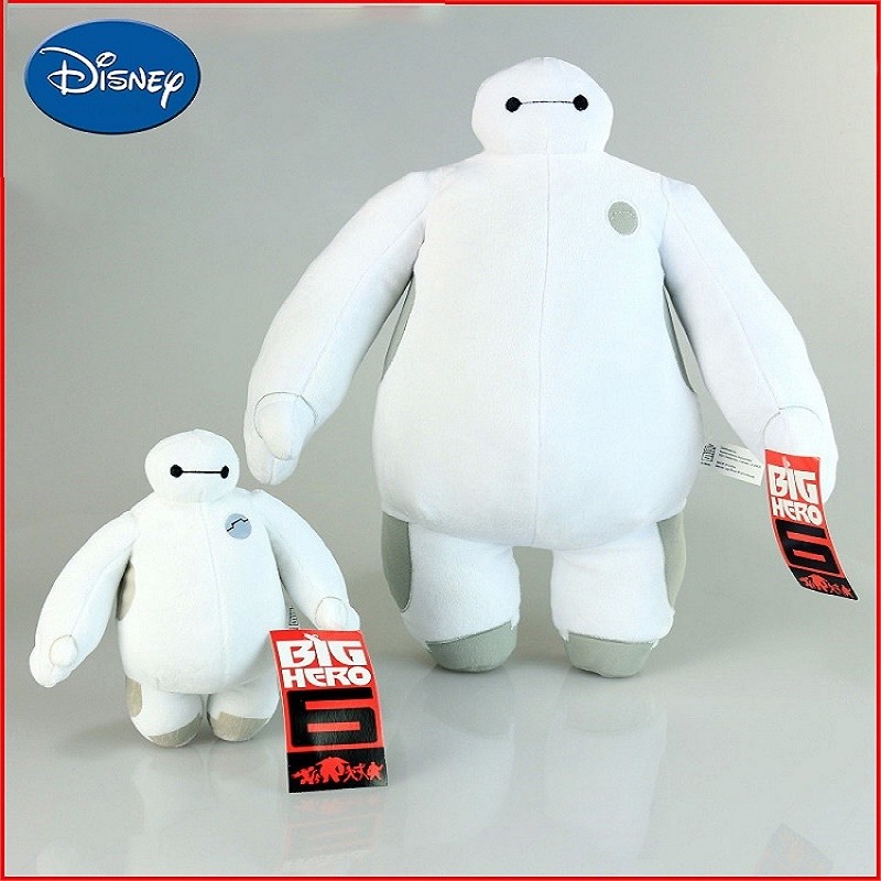 38/52cm Disney Kawaii Large Size The Big Hero 6 Baymax Plush Dolls Warm Men White Fat Children Plush