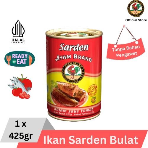 

[TERLARIS] Ayam Brand - Ikan Sarden Kaleng Saus Tomat 425gr - 2 pcs[TERLARIS ]